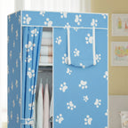 Armadio Guardaroba Portatile in Tessuto con Stampe